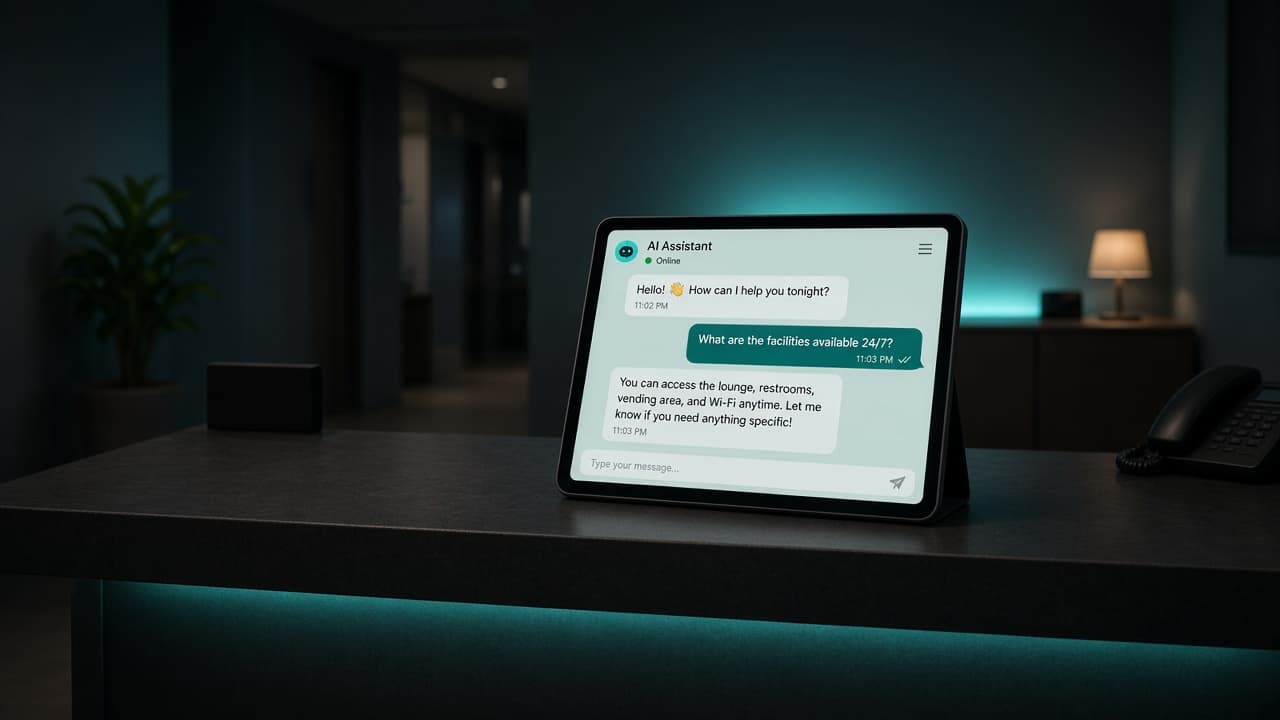 AI receptionist chat for a Lucknow clinic