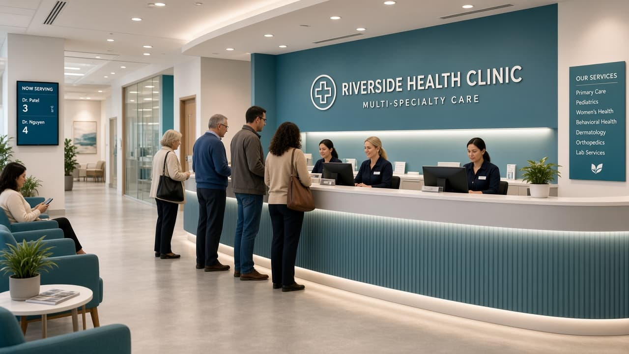 Clinic management software at a Lucknow front desk