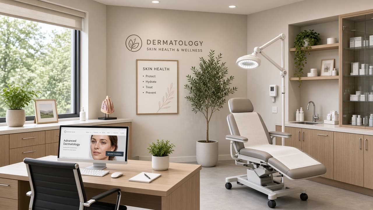Dermatology consultation room