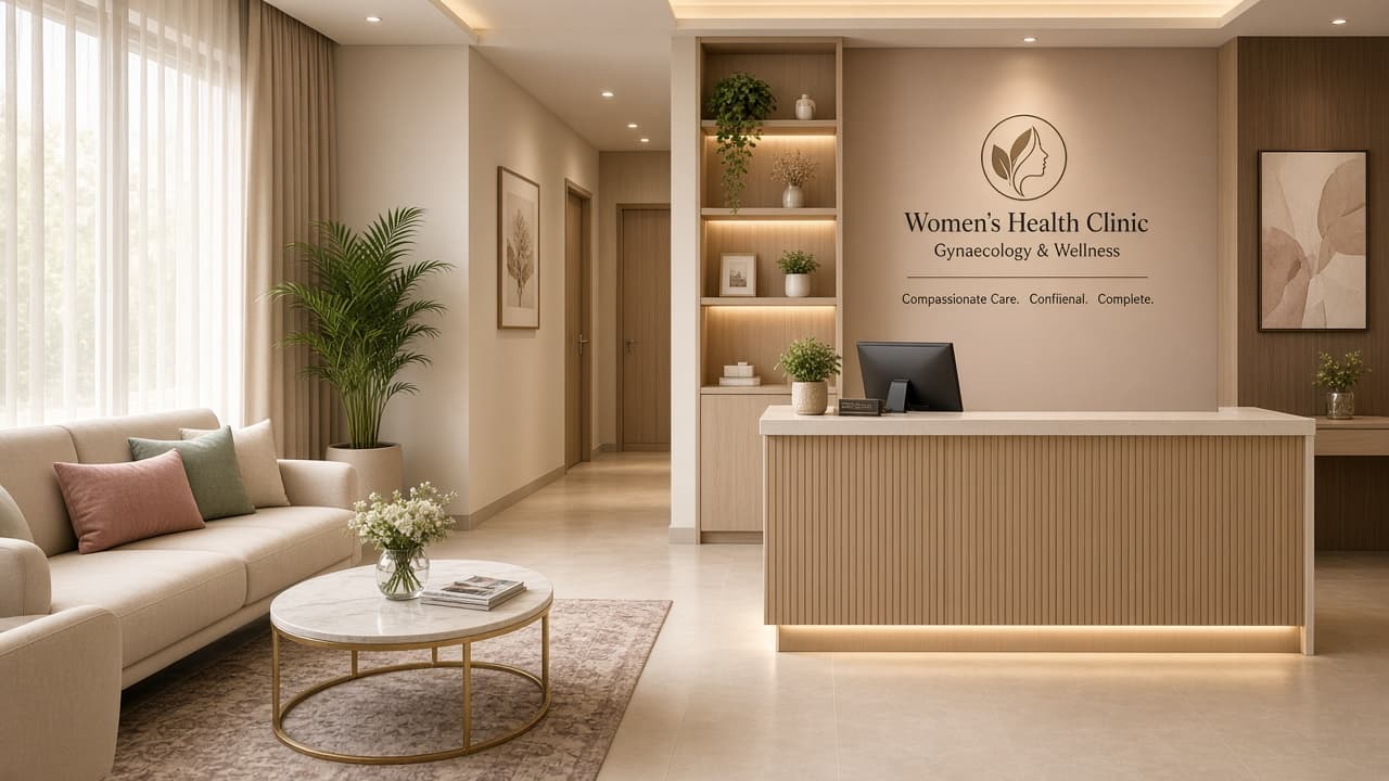 Womens health clinic waiting area